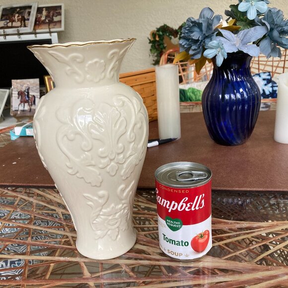 Lenox Other - Vintage Lenox Vase GEORGIAN 24K GOLD TRIM 10" USA FLAWLESS.